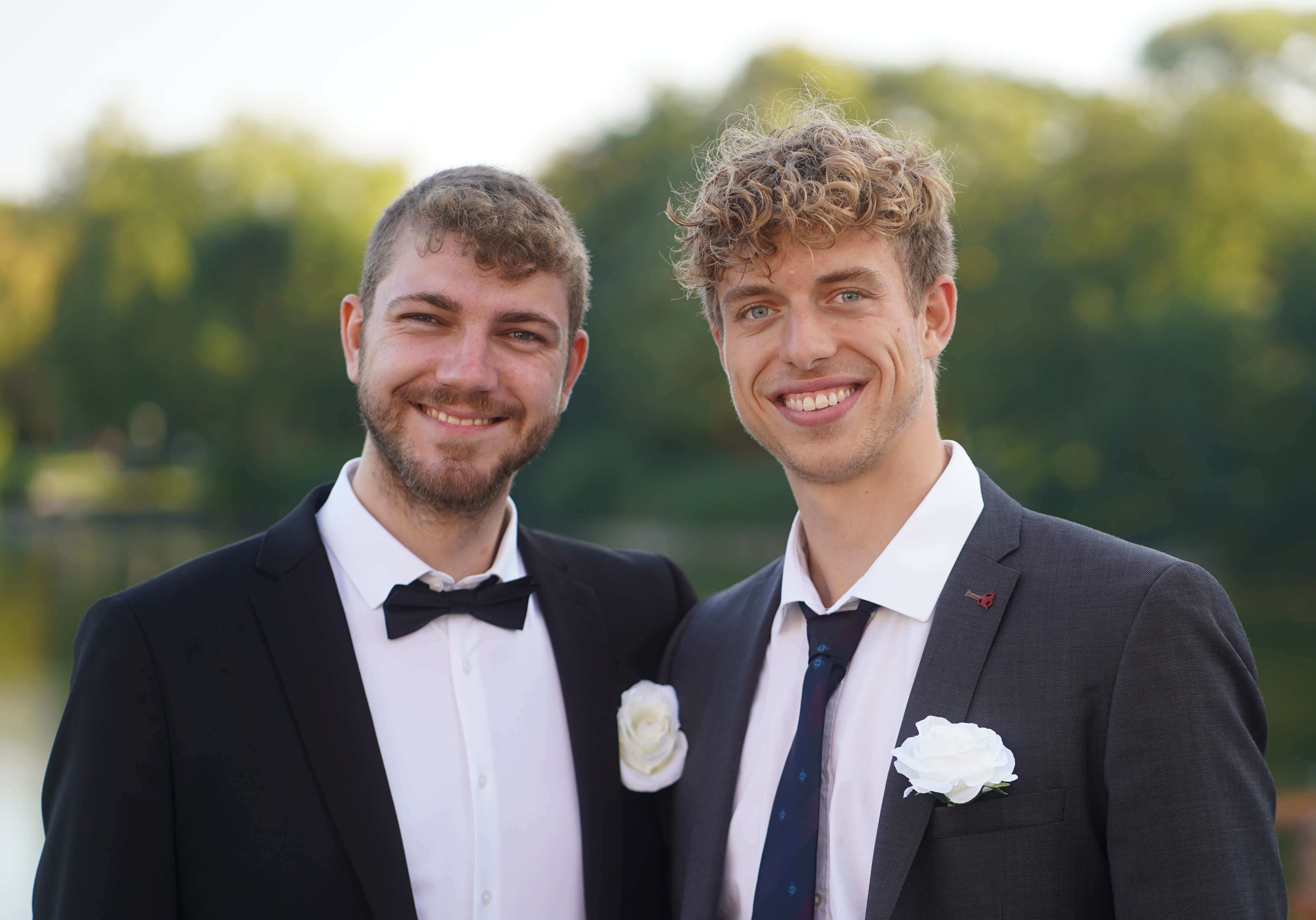 Robert und Merlin als Foto- und Videoteam